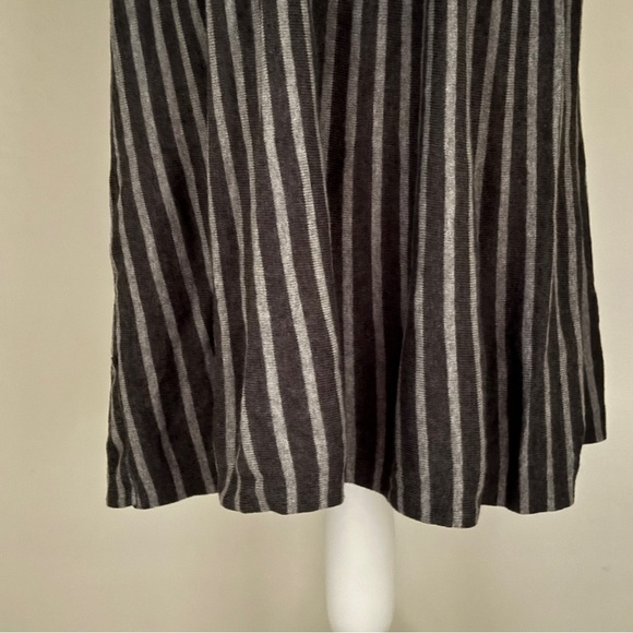JustFab Black and White A-Line Midi Dress with Bateau Neckline, size 1X - Picture 2 of 8